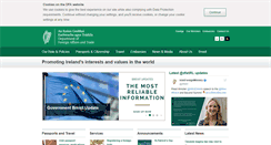 Desktop Screenshot of foreignaffairs.irlgov.ie